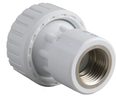 PVC MALE AND FEMALE CONNECTORS WITH METAL INSERT