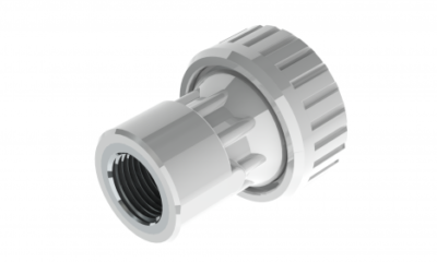 PVC MALE AND FEMALE CONNECTORS WITH METAL INSERT