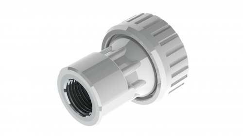 PVC MALE AND FEMALE CONNECTORS WITH METAL INSERT