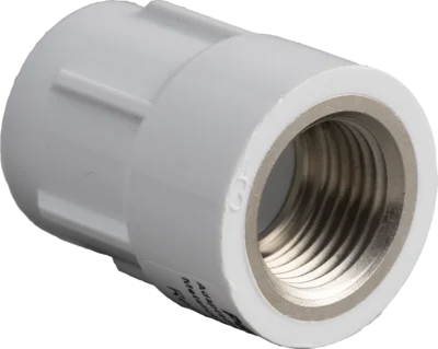 PVC ADAPTERS WITH METAL INSERT