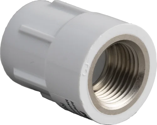 PVC ADAPTERS WITH METAL INSERT