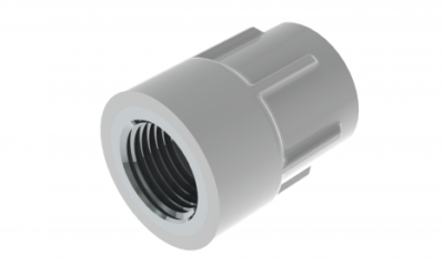PVC ADAPTERS WITH METAL INSERT