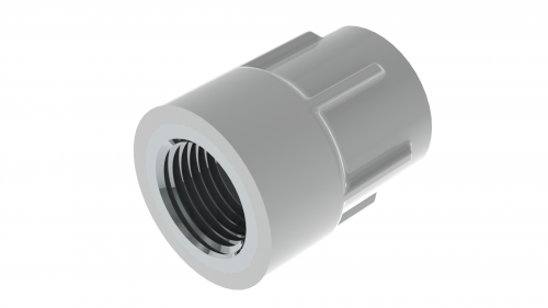 PVC ADAPTERS WITH METAL INSERT